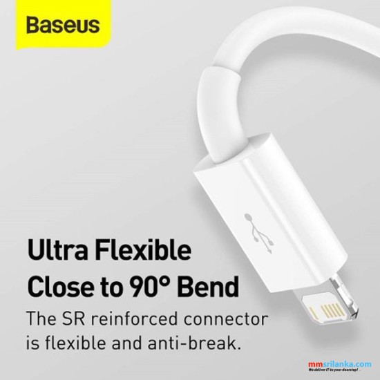 Baseus M+L+C 3.5A 1.5m Superior Series Fast Charging Data Cable White (6M)